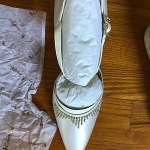 Ladies Coloriffics  (Bridal) shoes 9-1/2 wide.